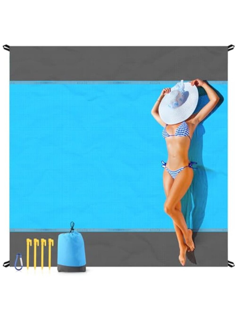 Sandproof Beach Blanket Oversized Extra Large Mat Waterproof Picnic Camping